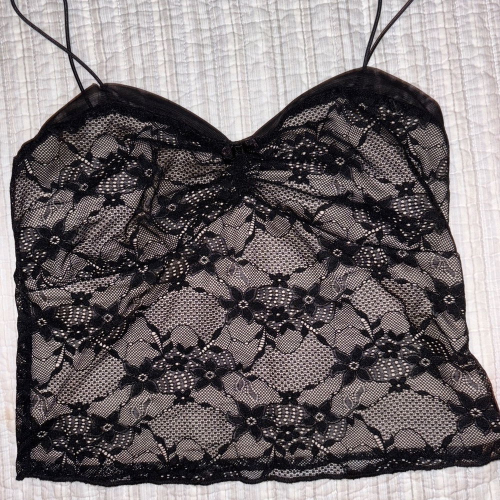 Wild Fable Black Lace Camisole
